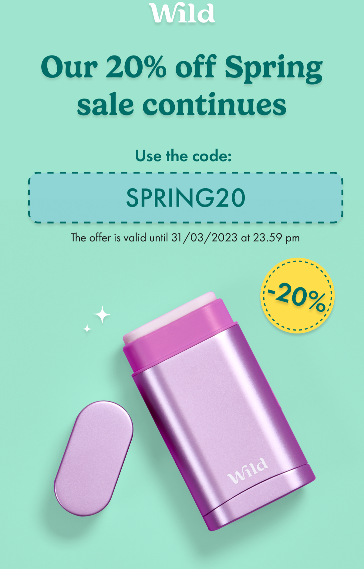 20% off Spring Sale now on. Use code SPRING20. Shop Sale!