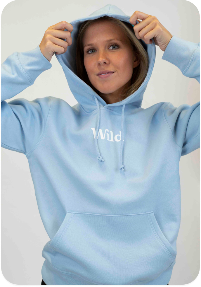 Pastel Blue hoodie