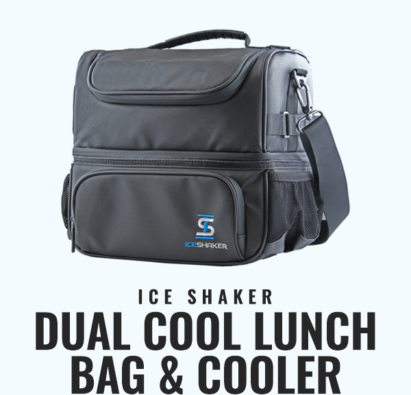 Ice Shaker Dual Cool Lunch Bag & Cooler