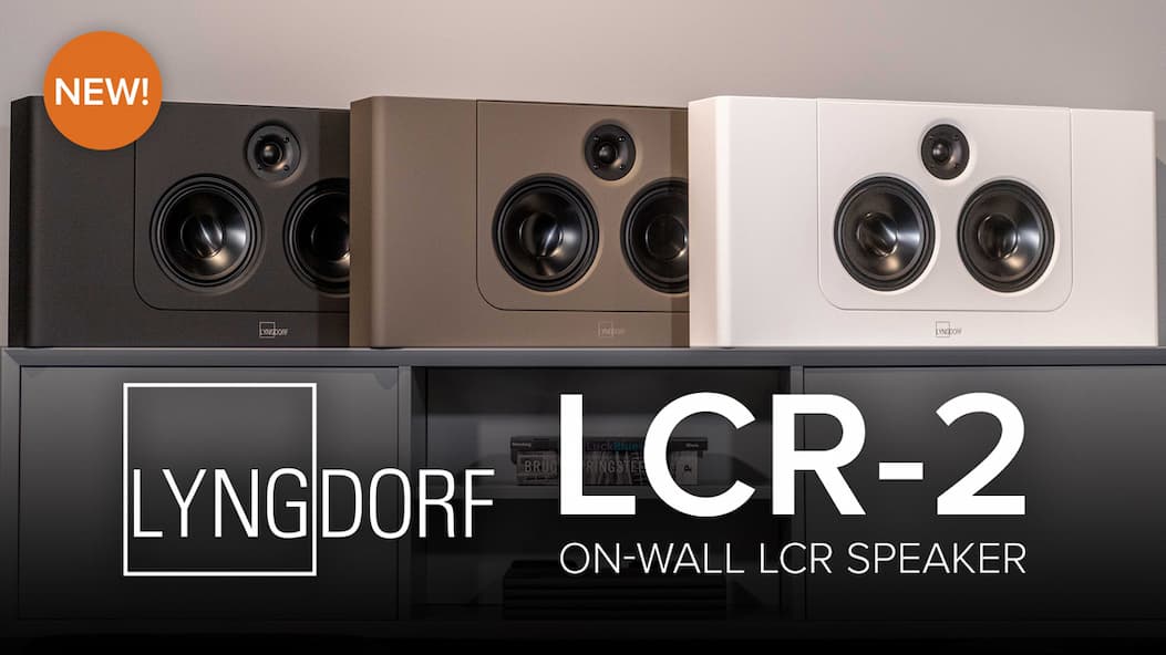 NEW! Lyngdorf LCR-2 On-Wall LCR Speaker