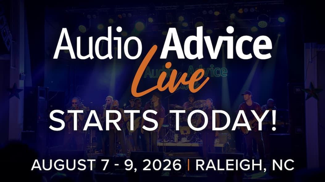 Audio Advice Live starts this week!