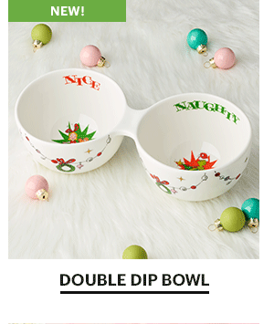 NEW!  DOUBLE DIP BOWL