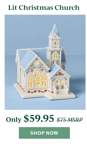 Lit Christmas Church  Only $59.95  [SHOP NOW]