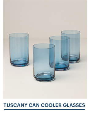 TUSCANY CAN COOLER GLASSES