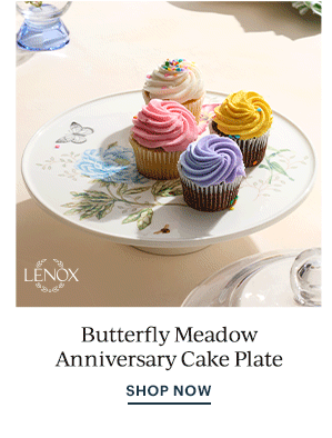 Butterfly Meadow Anniversary Cake Plate  SHOP NOW