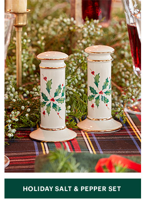 HOLIDAY SALT & PEPPER SET