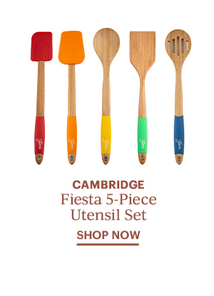 CAMBRIDGE  Fiesta 5-Piece Utensil Set  SHOP NOW