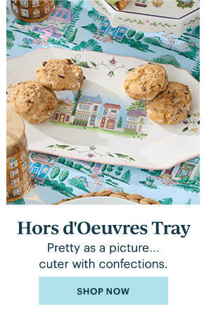 Hors d'Oeuvres Tray Pretty as a picture... cuter with confections. SHOP NOW
