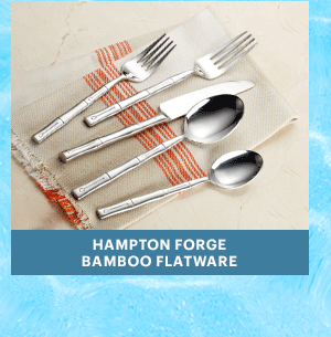 HAMPTON FORGE BAMBOO FLATWARE