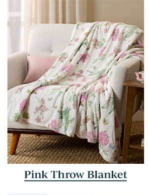 Pink Throw Blanket