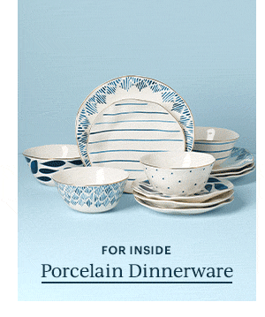 FOR INSIDE Porcelain Dinnerware