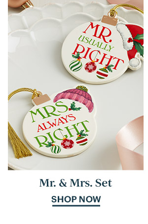 Mr. & Mrs. Set  SHOP NOW