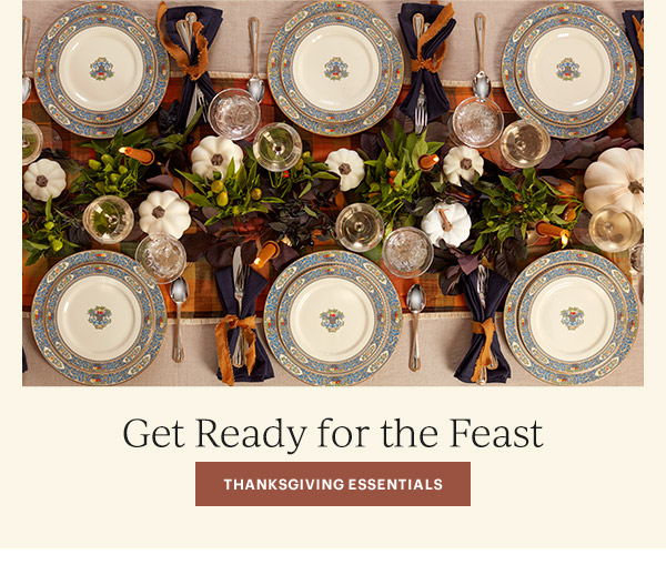 Get Ready for the Feast  [THANKSGIVING ESSENTIALS]