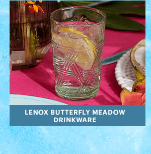 LENOX BUTTERFLY MEADOW DRINKWARE
