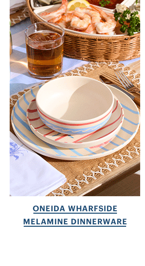 ONEIDA WHARFSIDE MELAMINE DINNERWARE