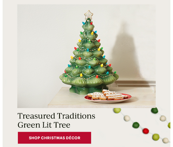 Treasured Traditions Green Lit Tree  [SHOP CHRISTMAS DECOR]