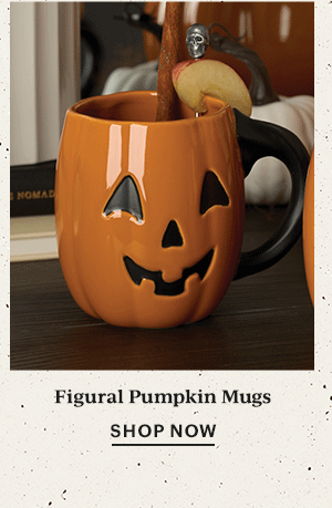 Figural Pumpkin Mugs  SHOP NOW