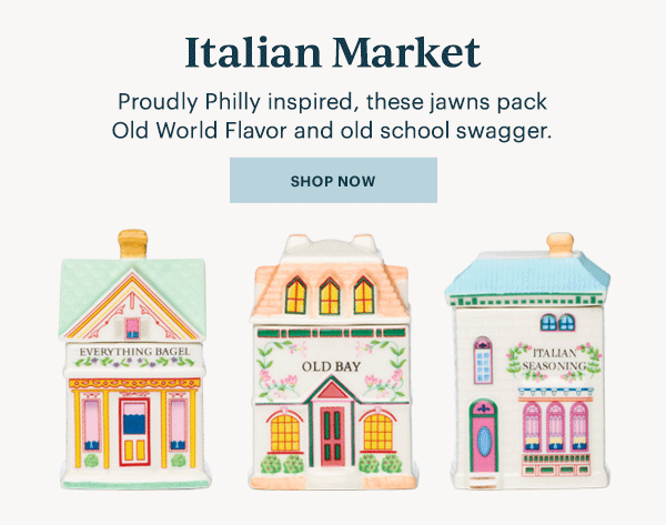 Italian Market  Proudly Philly inspired, these jawns pack Old World Flavor and old school swagger.  [SHOP NOW]