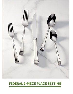 FEDERAL 5-PIECE PLACE SETTING