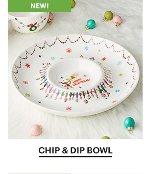 NEW!  CHIP & DIP BOWL