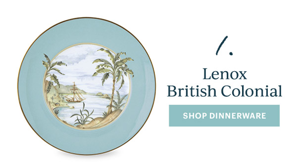 1. Lenox British Colonial SHOP DINNERWARE