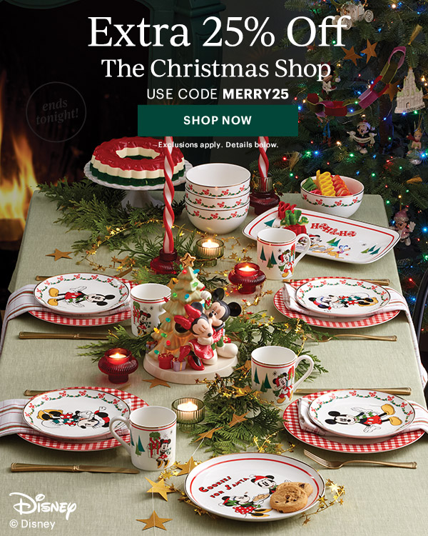 Extra 25% Off  The Christmas Shop  USE CODE MERRY25  [SHOP NOW] Exclusions apply. Details below.