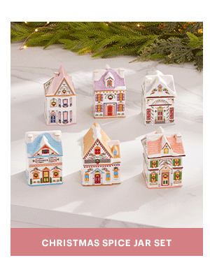 CHRISTMAS SPICE JAR SET