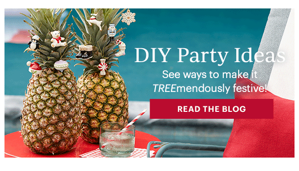 DIY Party Ideas  See ways to make it TREEmendously festive!  [READ THE BLOG]
