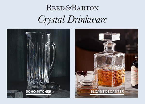 REED & BARTON  Crystal Drinkware