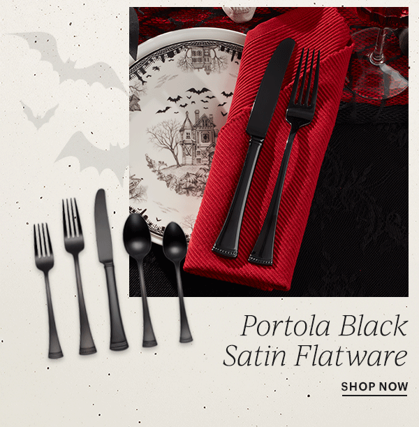 Portola Black Satin Flatware  SHOP NOW