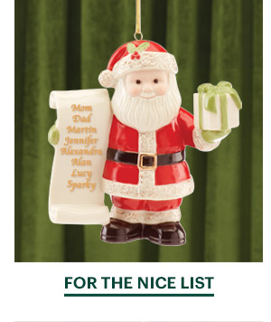 FOR THE NICE LIST