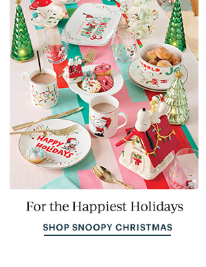 For the Happiest Holidays  SHOP SNOOPY CHRISTMAS