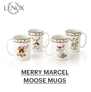 MERRY MARCEL MOOSE MUGS