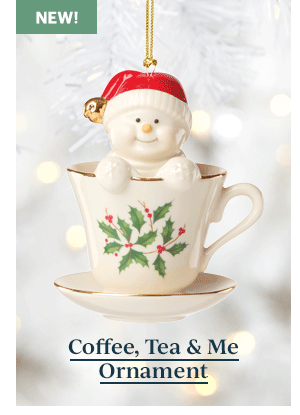 Coffee, Tea & Me Ornament