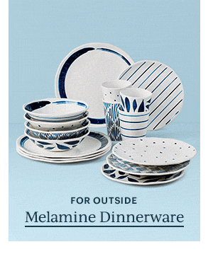 FOR OUTSIDE Melamine Dinnerware