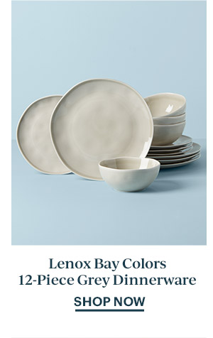 Lenox Bay Colors 12-Piece Grey Dinnerware  SHOP NOW