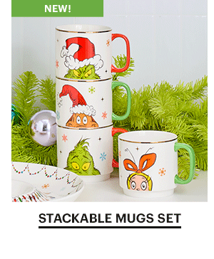 NEW!  STACKABLE MUGS SET