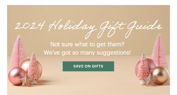 2024 Holiday Gift Guide  Not sure what to get them? We've got so many suggestions!  [SAVE ON GIFTS]