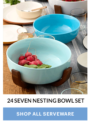 24 SEVEN NESTING BOWL SET  [SHOP ALL SERVEWARE]