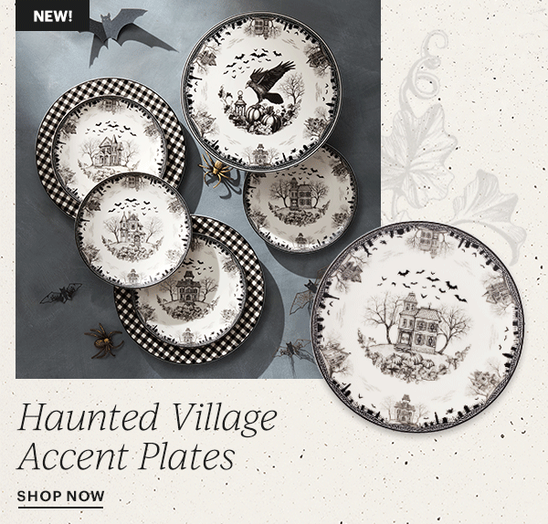 Haunted Village Accent Plates  SHOP NOW