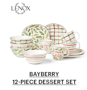 BAYBERRY 12-PIECE DESSERT SET
