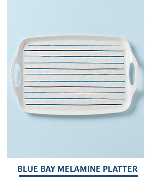 BLUE BAY MELAMINE PLATTER