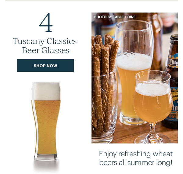 Tuscany Classics Beer Glasses SHOP NOW