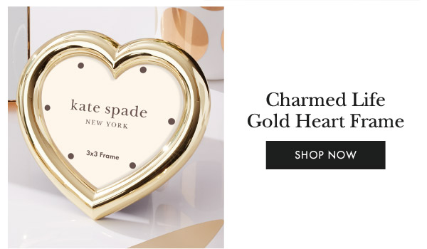 Charmed Life Gold Heart Frame  [SHOP NOW]