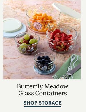 Butterfly Meadow Glass Containers SHOP STORAGE