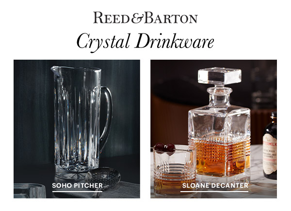 REED & BARTON  Crystal Drinkware