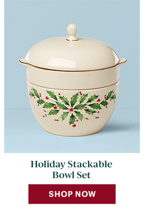 Holiday Stackable Bowl Set  [SHOP NOW]