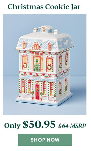 Christmas Cookie Jar  Only $50.95  [SHOP NOW]