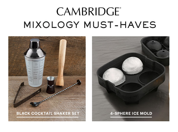 CAMBRIDGE  MIXOLOGY MUST-HAVES