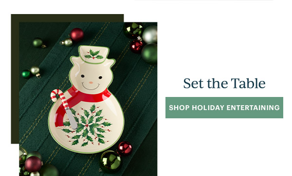 Set the Table  [SHOP HOLIDAY ENTERTAINING]